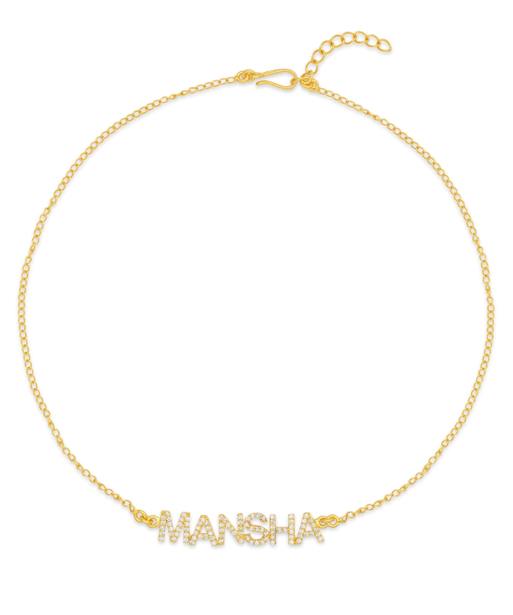 Diamond Name Necklace