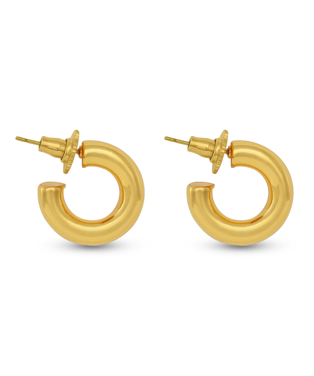 Baby Gold Oro Hoops