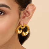 Coral Wave Mini Studs