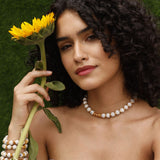 Bohême Beads Howlite Ball Necklace