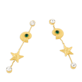 SHELL CASCADE EARRINGS