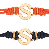 White S Enamel Bracelet