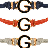 Black G Enamel Bracelet