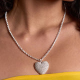Diamond Heart Shaped Necklace