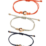 Black C Enamel Bracelet