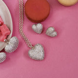Diamond Heart Shaped Necklace