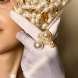 Pearl Diamond Ring