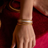 TEXTURE BANGLE STACK