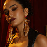 Mob Wife Tassel Earring