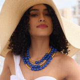 Bohême Beads Lapis Layered Necklace