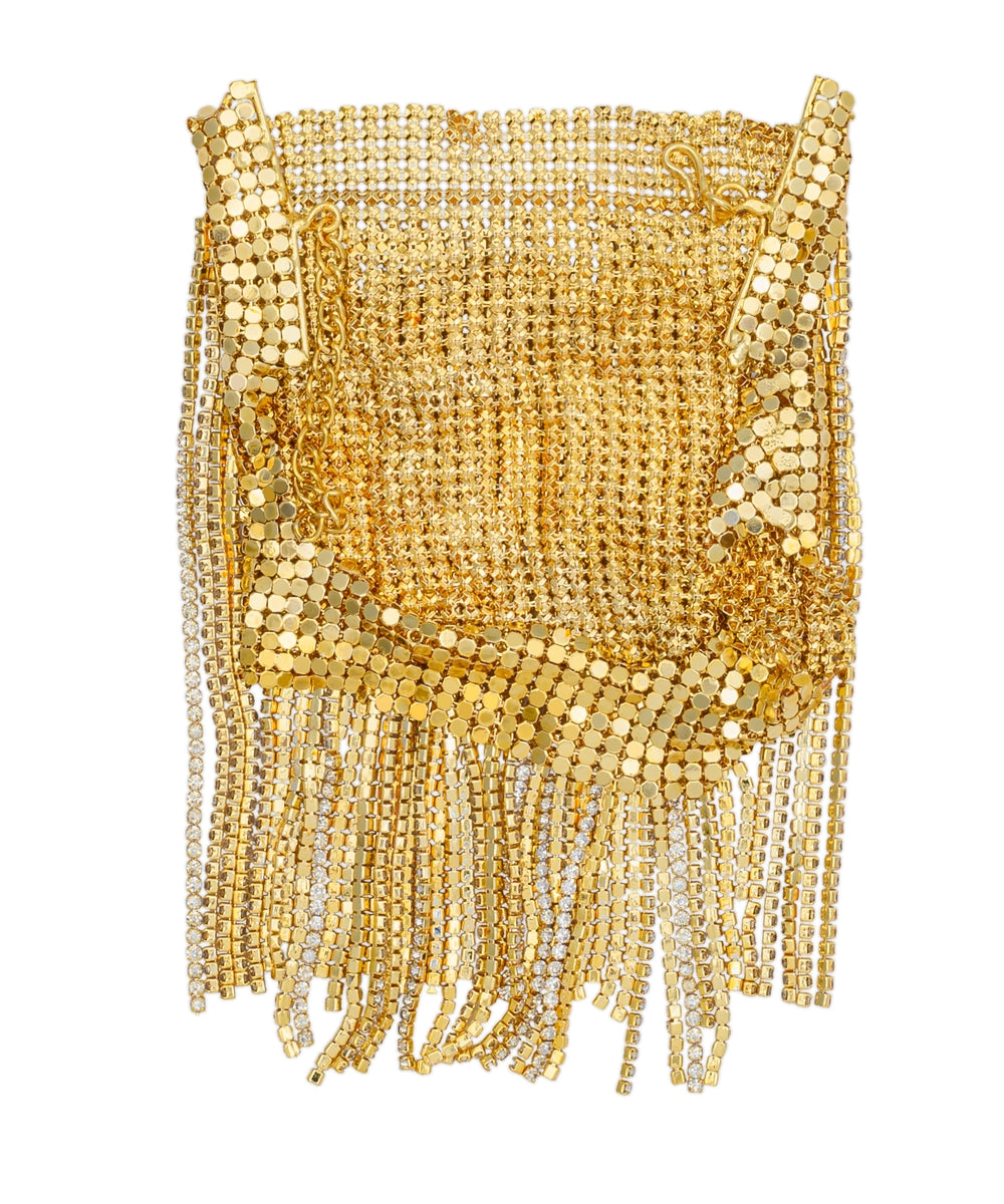 Gold Rhinestone Glove