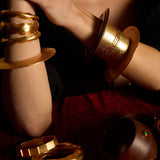 Gold Triple Cuff