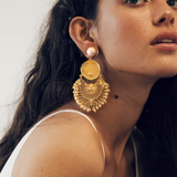 MOR COIN PEARL JHUMKA