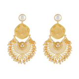 MOR COIN PEARL JHUMKA