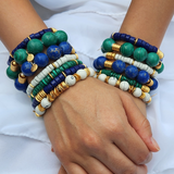 Bohême Beads Malachite Bracelet