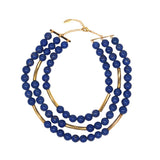 Bohême Beads Lapis Layered Necklace