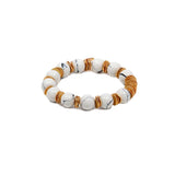 Bohême Beads Howlite Ball Bracelet