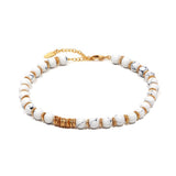 Bohême Beads Howlite Ball Necklace