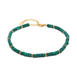 Bohême Beads Malachite Chain