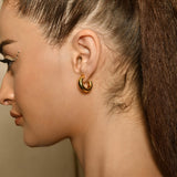 Baby Gold Oro Hoops