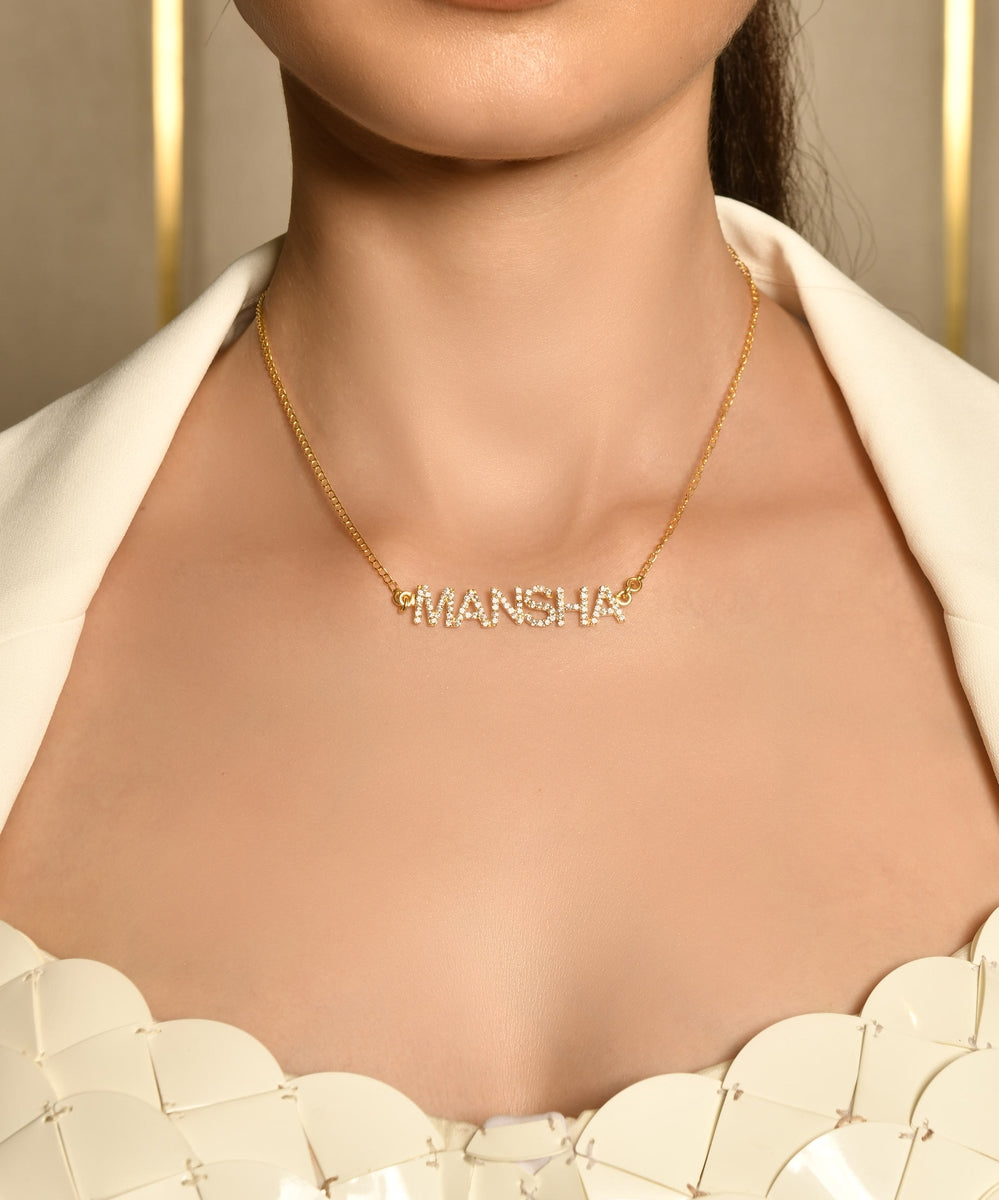 Diamond Name Necklace
