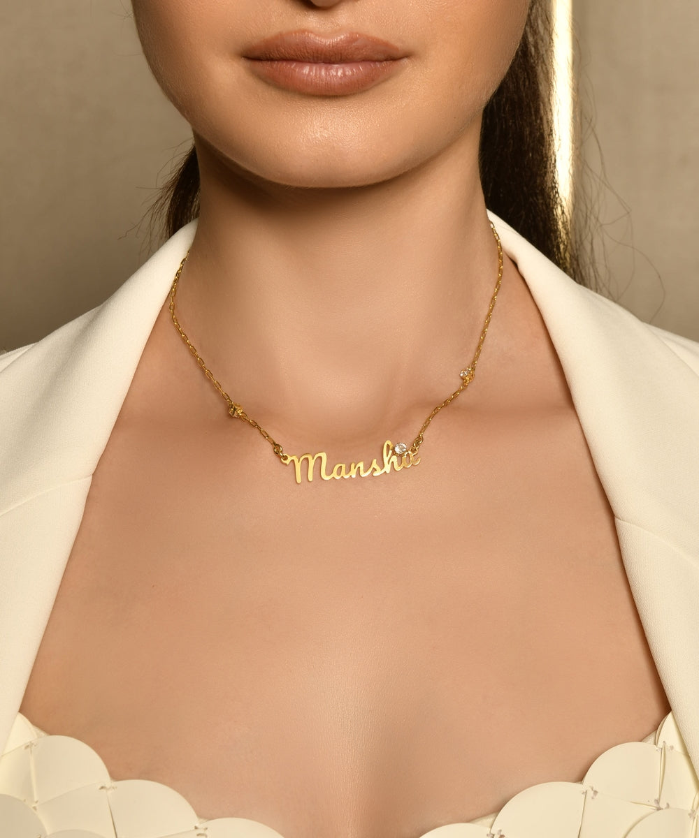 Gold Name Necklace