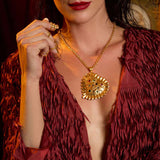 Mob Wife Heart Choker and hoop Combo