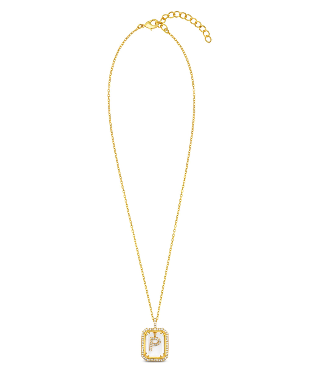 Diamond Initial Necklace