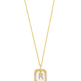 Diamond Initial Necklace