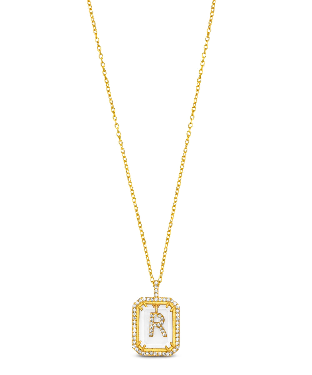 Diamond Initial Necklace