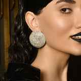 Rhinestone Dome Earring