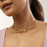 Amour Diamond Wave Necklace