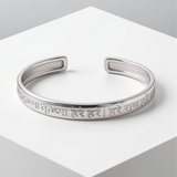 Hare Rama Hare Krishna Cuff Silver