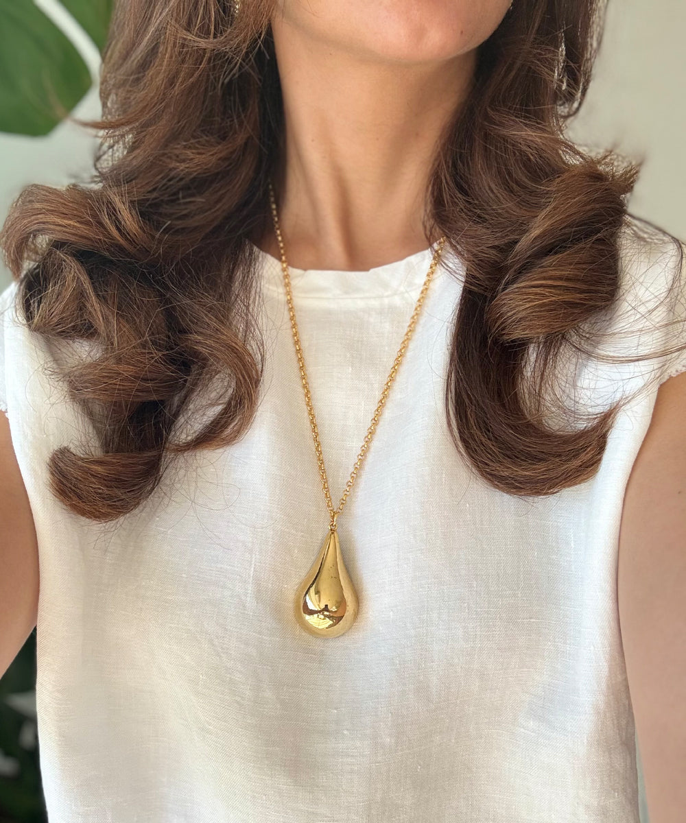 Bold Chunky Gold Necklace