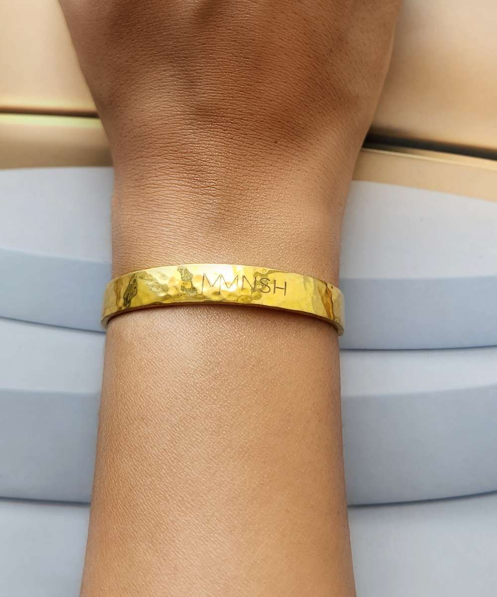 Personalized Mantra Cuff