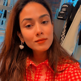 MIRA KAPOOR - Diamond Heart Hoops