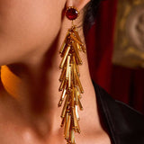 Mob Wife Tassel Earring