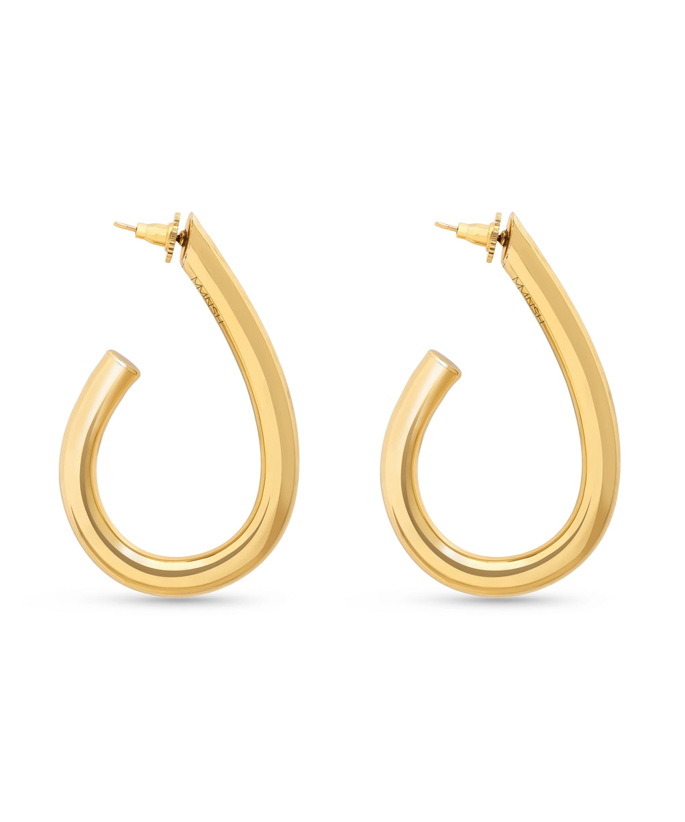 Oro Gold Drop Hoops