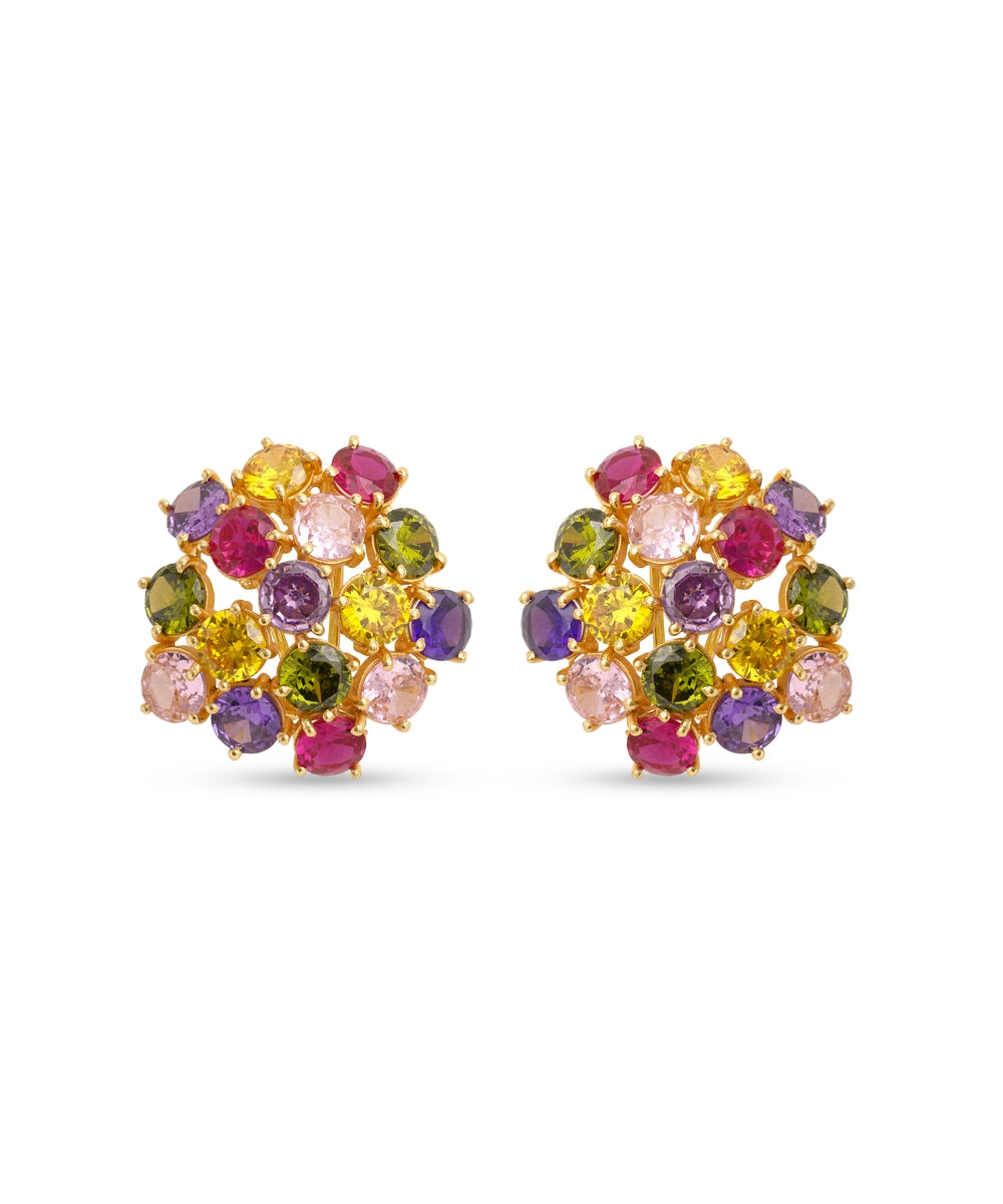 Bauble Crystal Multi Color Studs