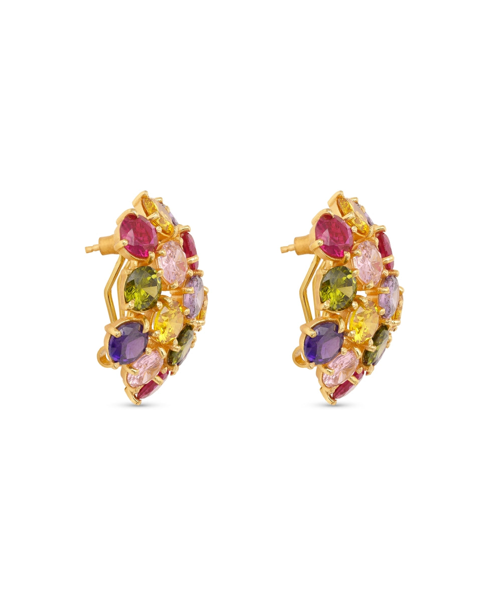 Bauble Crystal Multi Color Studs