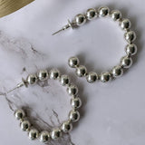 MAHEEP KAPOOR - Audrey Silver Hoops