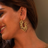 MIRA KAPOOR - Cleo Hexagonal Hoops
