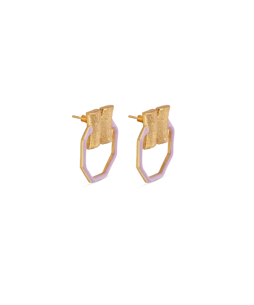 Candy Hexa Lilac Earrings