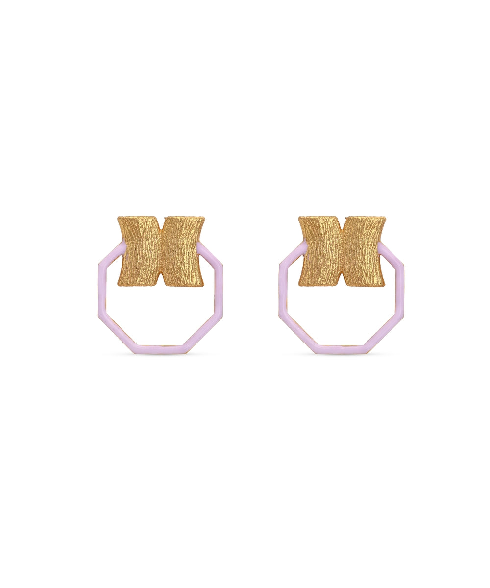 Candy Hexa Lilac Earrings