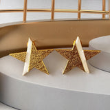 Candy Star White Earrings