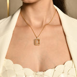 Diamond Initial Necklace