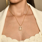 Diamond Initial Necklace