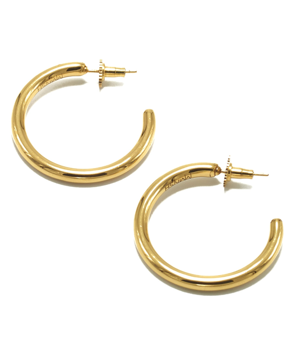 Mini Gold Oro Hoops