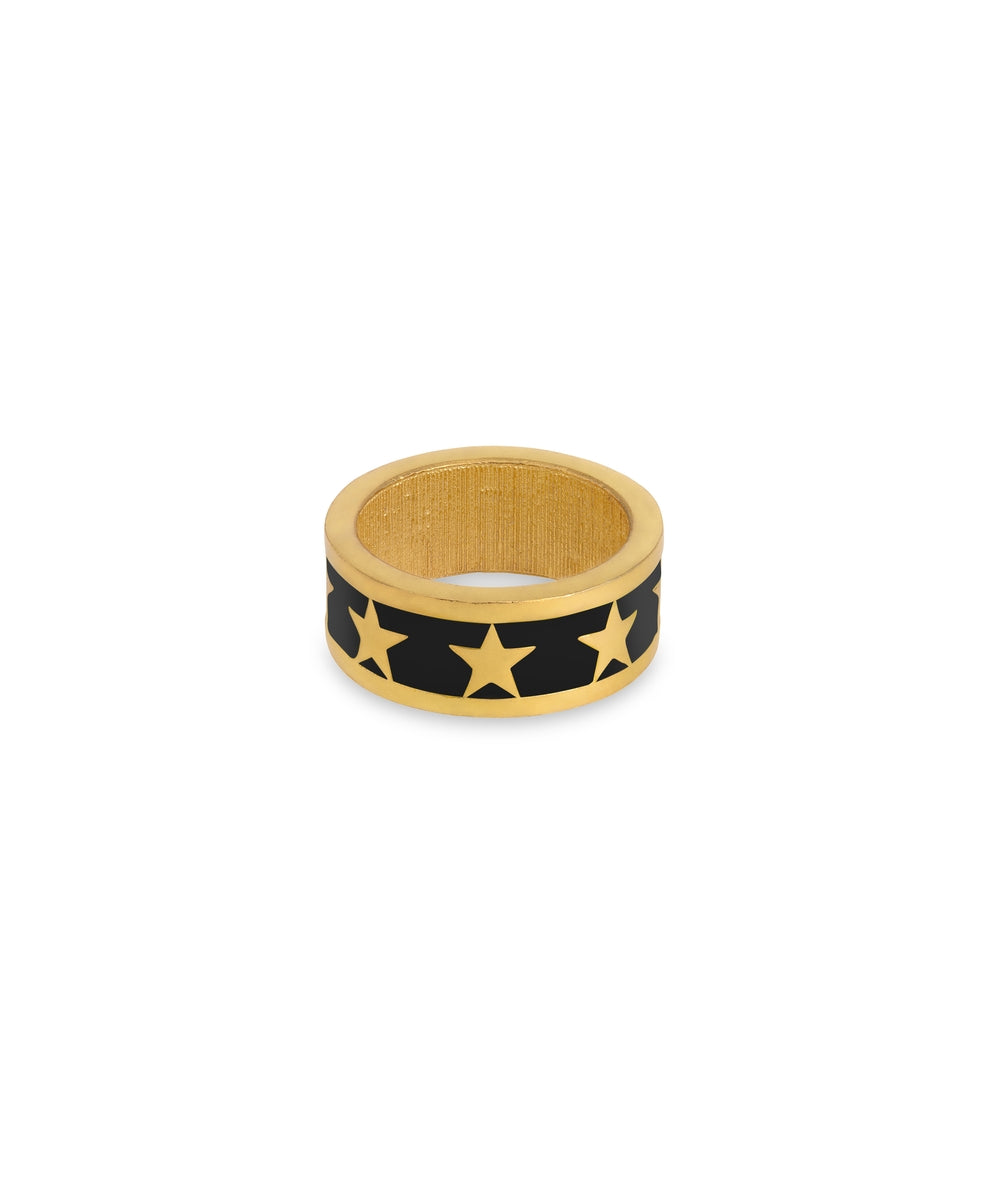 Black Candy Star Ring