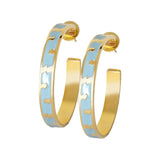 Ray Blue Hoops